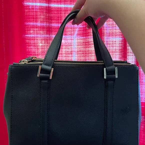 Kate Spade black leather purse - Picture 3 of 7
